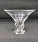 NEAR MINT! 6½" Steuben Thumbprint Vase George Thompson VINTAGE Crystal Glass MCM
