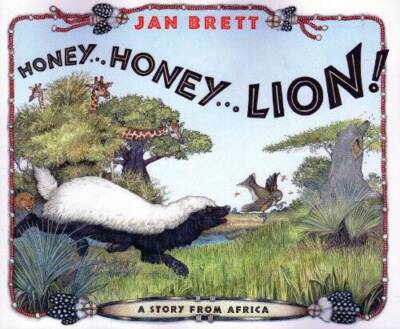 Honey Honey Lion A Story from Africa - Paperback By Jan Brett - GOOD