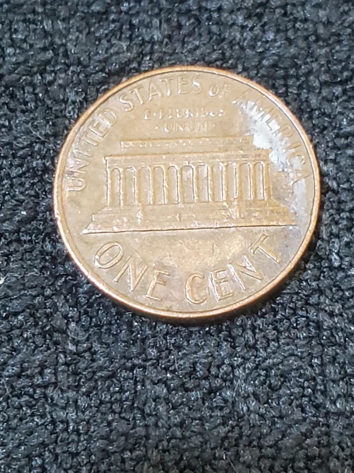 1968 D Lincoln penny rare In God We Trust on edge error Mint mark error - Image 2 of 2