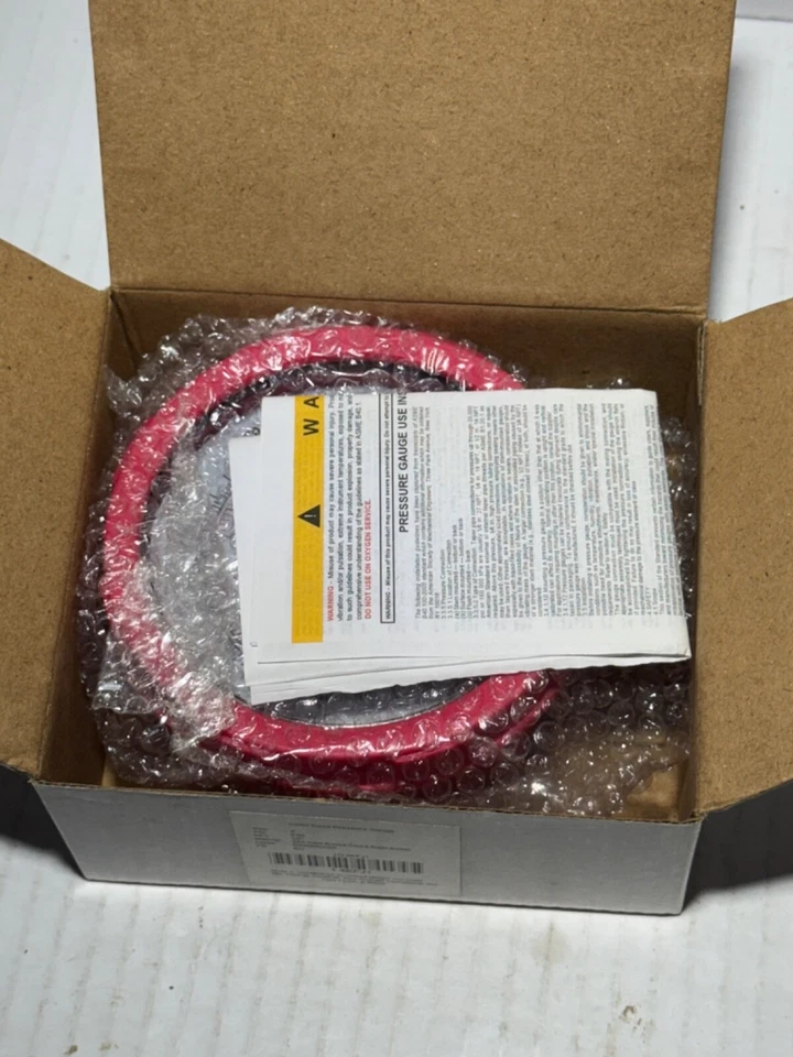 APPROVED VENDOR Industrial Pressure Gauge: Red, 0-60 psi, 4 in Dial, 1/4 in NPT - Image 4 of 4