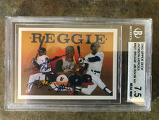 1990 upper deck heroes reggie jackson autograph 775 / 2500 - MR. OCTOBER