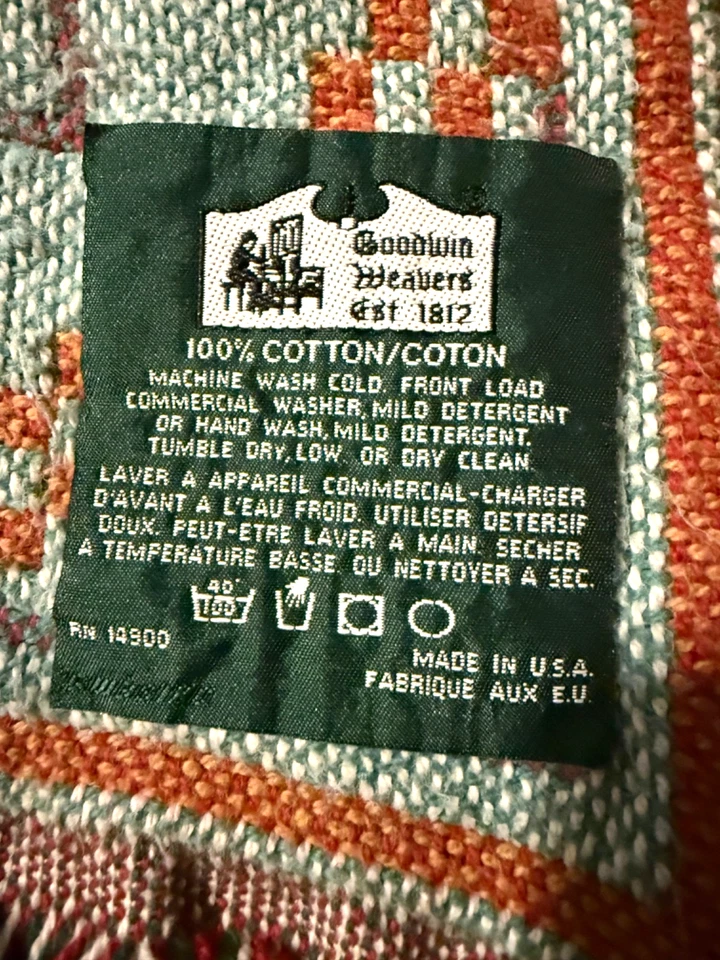 Tapiz de tipi Goodwin Weavers 62,75"x45,38" diseño nativo americano Foto 2 de 4