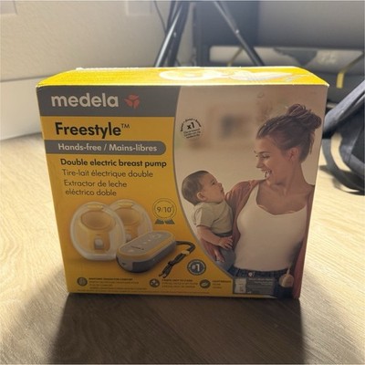 Medela Freestyle Hands-Free Double Electric Breast Pump w/ Cups & Tubing