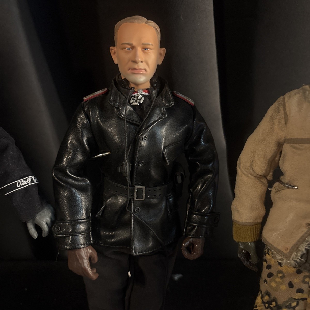 1/6 WWII German Officer Figure Lot of 3 Leather Camo Specialty