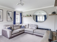 SCS L shaped sofa & Foot rest | GREY |