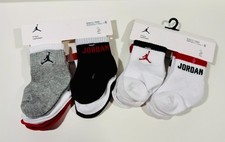 Nike Socks Newborn 6-Pack 6-12 Months  Ankle  NEW FREE SHIPPING 