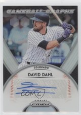 2019 Panini Prizm Game Ball Graphs David Dahl #GB-DD Auto 0rr4