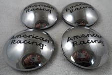 American Racing Wheels Chrome Custom Wheel Center Cap Caps Set 4 Vn801