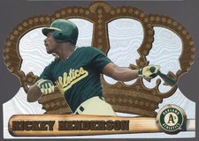 1998 Crown Royale Die Cut Rickey Henderson #102