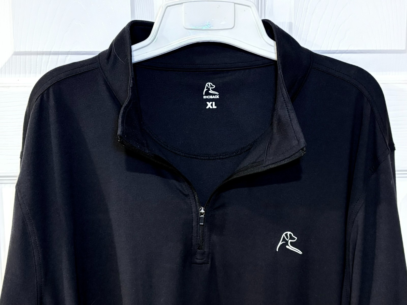 Rhoback Men's Solid Performance Golf Quarter Zip … - image 6