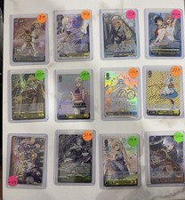    Weiss Schwarz Mixed Lot   Anime Cards   12 Cards Hits     hits