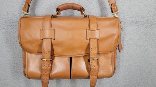 Allen Edmonds Leather Briefcase Bag Or Carry On - Bild 17 von 18