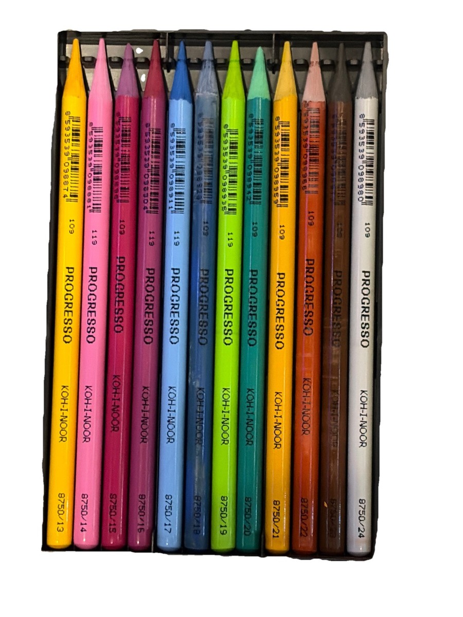 24 Koh I Noor Finest Hardtmuth Woodless Colour Color Pencils