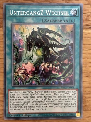 Yu-Gi-Oh UntergangZ Wechsel BPRO-DE055 1. Auflage Common Burst Protocol Deutsch