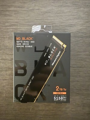 NEW SEALED Western Digital WD_BLACK SN770 2TB M.2 NVMe Internal SSD WDS200T3X0E