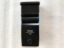 Vivitar Zoom Thyristor 3500 Shoe Mount Flash for Canon Minolta Cameras-Tested