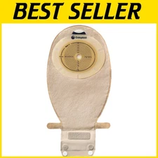 Large Drainable Transparent Ostomy Pouch with Soft Cloth Back - 20 Quantity