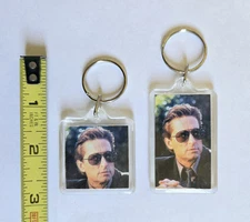 VINTAGE 1992 BASIC INSTINCT MOVIE PROMO KEYCHAIN LOT MICHAEL DOUGLAS FILM SET