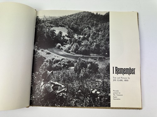 1969 I Remember Joe Clark , HBSS Tennesee Squire Association Burlap HC *Read - Imagen 6 de 12