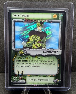 DBZ Dragon Ball Z Preview 6 Cell's Style FOIL Rare Unlimited Cell Games Saga MP