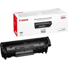 Original Canon CRG-703Bk Black Toner Cartridge (7616A005AA)