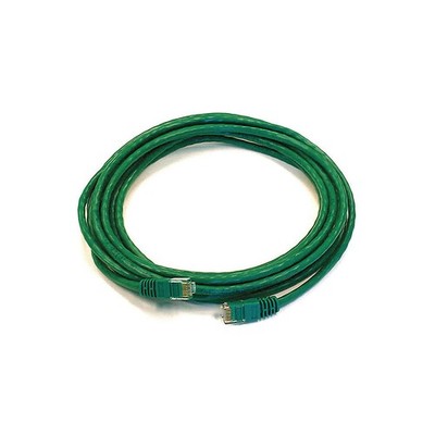 MONOPRICE 2146 Patch Cord,Cat 5e,Booted,Green,14 ft. 5VYZ9