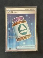 N's PP Up 262/217 Full Art Ultra Raro Pokemon Eroi Ascesi INGLESE NM