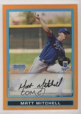 2009 Bowman Chrome Prospects Orange Refractor 16/25 Matt Mitchell #BCP147 0f6