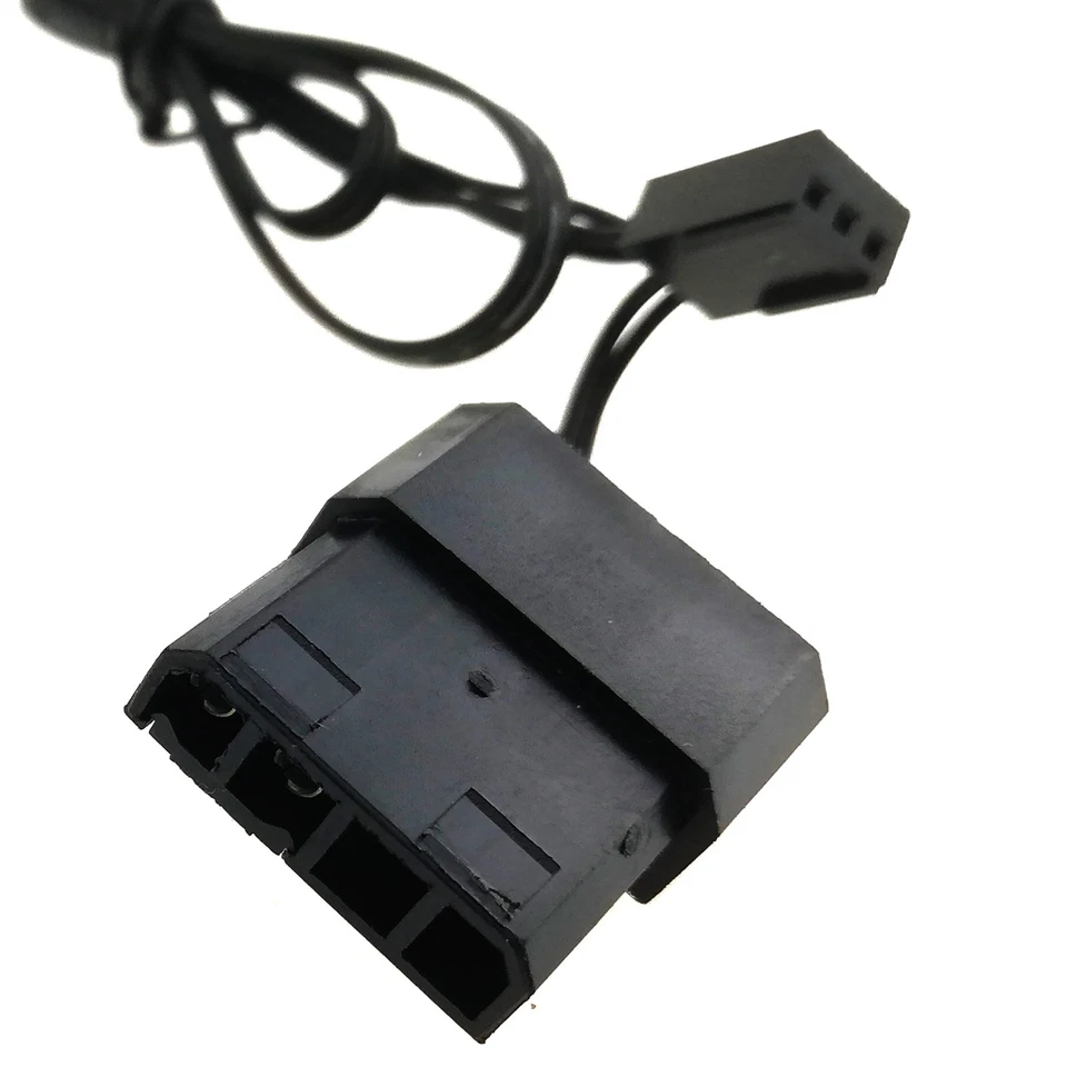 PCIe Cooler Dual 8cm Fan 3500rpm ATX Desktop PC Case GPU Card Cooling 12V Power - Image 2 of 4