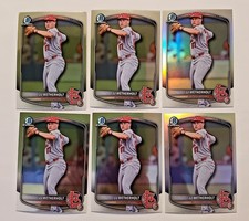 2025 Bowman Draft JJ Wetherholt Lot (6) 2 Refractor/4 Chrome BDC-145