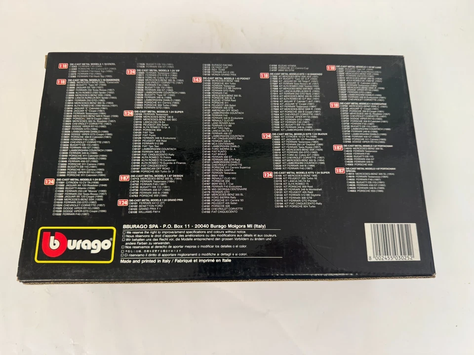 * Новый * Burago литой 1:18 бриллианты Dodge Viper RT/10 cod 3025 сделано в Италии - Изображение 4 из 4