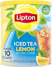 Lipton Iced Tea ,Natural Lemon, Sweetened Powder 670 g (Pack of 1) 