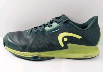 Head Sprint Pro 3.5 Men's Tennis Shoes Size 9 Blue/Green 