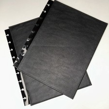 Happy Planner Cover Only Black Faux Leather 