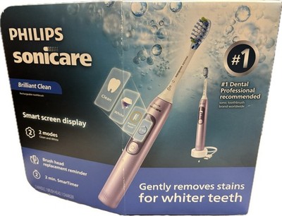 Philips Sonicare Brilliant Clean Electric Toothbrush Light Pink Open Box NEW
