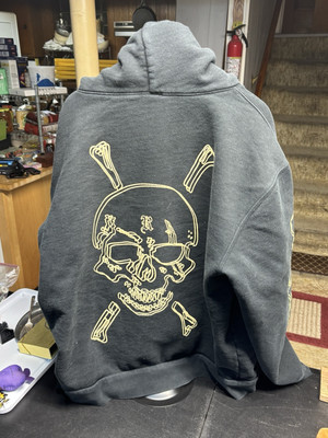 The BONEZ Skull Cross Hoodie パーカー RIZE The BONEZ Skull Cross
