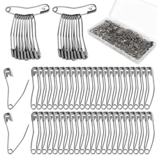 200pcs Curved Safety Pins, 1.5 Inch Quilting Basting Pins Curved Quilting Pin...
