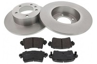 Mapco Bremsensatz, Scheibenbremse Hinterachse U.A. FüR Nissan, Opel, Renault