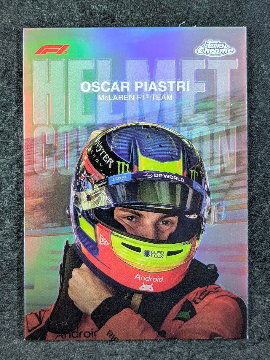 2024 Topps Chrome OSCAR PIASTRI Refractor McLaren Formula One Team #HC-8 (A)