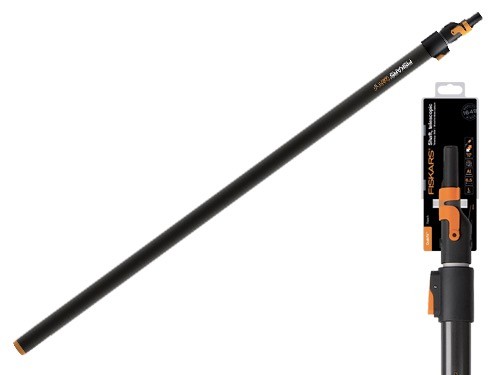Fiskars QuikFit 1000666 Manico Telescopico: Più Alto, Più Sicuro