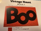 Vintage Haunt, BOM kit, Shabby Fabrics, 18 blocks, finished size 53.5"x 65.5"new — photo 8