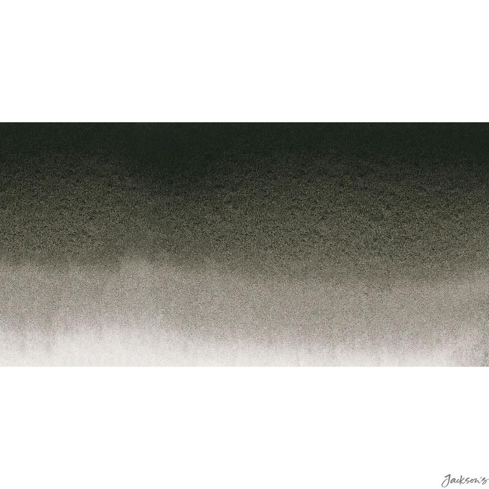 Sennelier L'Aquarelle Watercolour Paint Full Pan Lamp Black For Artists