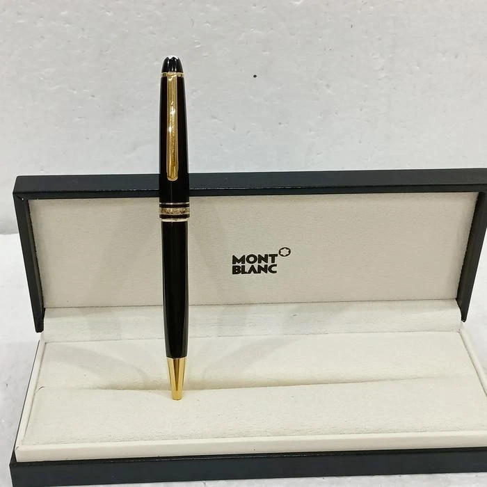 Bolígrafo vintage Montblanc Meisterstuck Classique adorno dorado original VP394 Foto 2 de 4