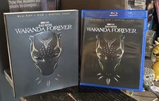 Marvel Black Panther Wakanda Forever DVD Blu Ray Combo Slip Cover