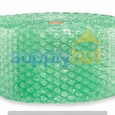 1/2'' SH Recycled Large Bubble Cushioning Wrap Padding Roll 100' x 12'' Wide 100FT