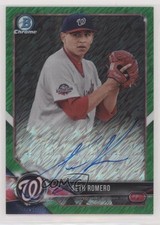 2018 Bowman Chrome Prospect Green Shimmer Refractor 64/99 Seth Romero Auto 4l3