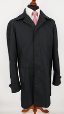 Gucci Trenchcoat Mantel Gr.52 100% Polyester Schwarz Black Label Top Zustand