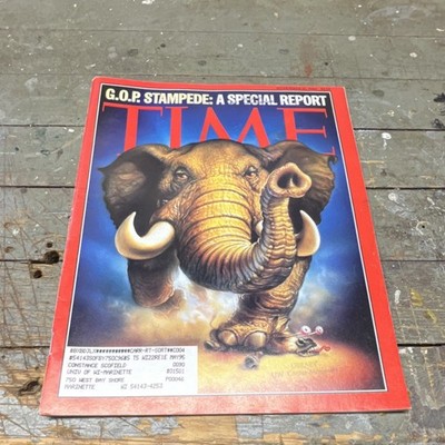 Time Magazine November 1994 GOP Stampede Special Report Illustrated News Issue