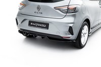 Maxton Design Diffusor Heckansatz Passend FüR Renault Clio Mk5 Fl Schwarz Hochgl