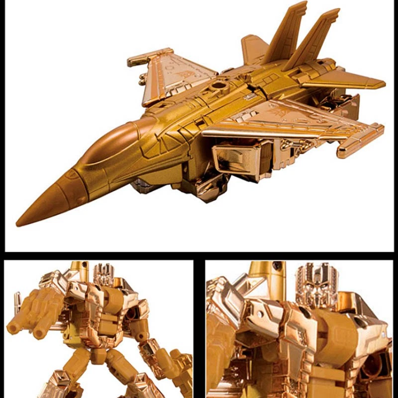 Transformers Golden Lagoon Starscream Action Figure Robot Takara Tomy Authentic - Image 3 of 4